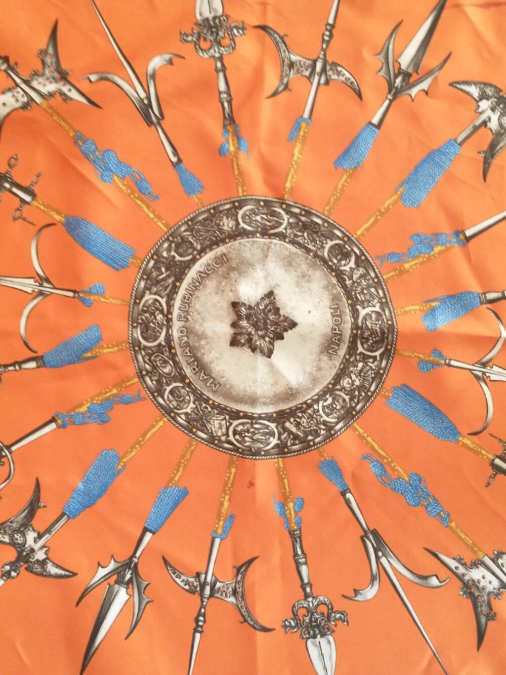 Mariano Rubinacci Cavalry Pocket Square - OS